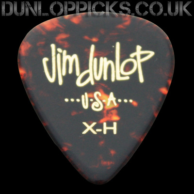 Dunlop Celluloid Classics Standard Shell Extra Heavy Guitar Picks - Click Image to Close