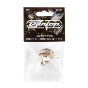 Dunlop Nickel Silver Finger Thumb 0.015 - Player Pack