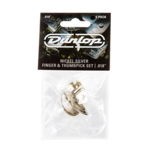 Dunlop Nickel Silver Finger Thumb 0.018 - Player Pack