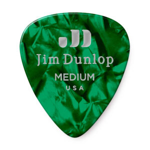 Dunlop Celluloid Classics Standard Green Pearl Medium