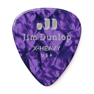 Dunlop Celluloid Classics Standard Purple Pearl Extra Heavy