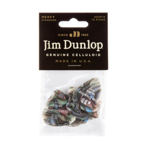 Dunlop Celluloid Classics Standard Abalone Heavy - Player Pack