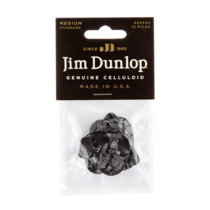 Dunlop Celluloid Classics Standard Black Pearl Medium - Player Pack