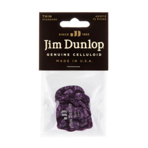 Dunlop Celluloid Classics Standard Purple Pearl Thin - Player Pack