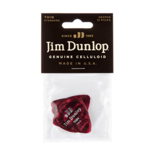Dunlop Celluloid Classics Standard Red Pearl Thin - Player Pack