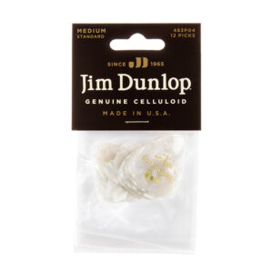 Dunlop Celluloid Classics Standard White Pearl Medium - Player Pack