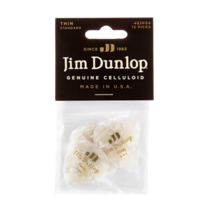 Dunlop Celluloid Classics Standard White Pearl Thin - Player Pack