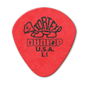 Dunlop Tortex Jazz Round Tip Light Red
