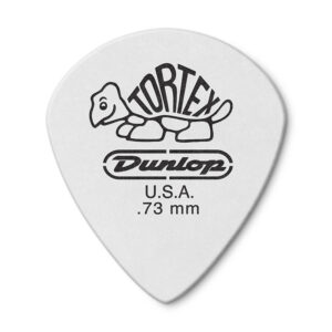 Dunlop Tortex Jazz III White 0.73mm Guitar Plectrums