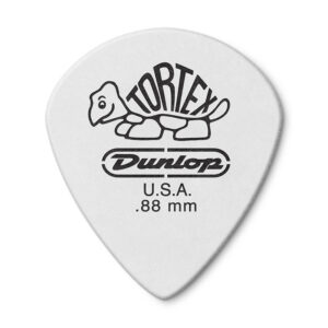 Dunlop Tortex Jazz III White 0.88mm Guitar Plectrums