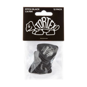 Dunlop Tortex Pitch Black Standard 1.14mm - Player Pack