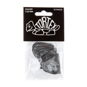 Dunlop Tortex Sharp 1.35mm Black - Player Pack