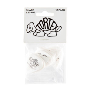 Dunlop Tortex Sharp 1.5mm White - Player Pack