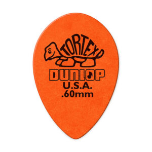 Dunlop Tortex Small Tear Drop 0.60mm Orange