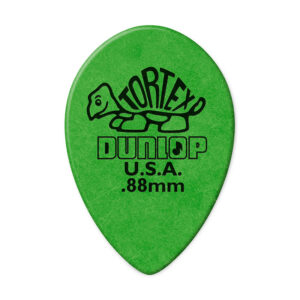 Dunlop Tortex Small Tear Drop 0.88mm Green