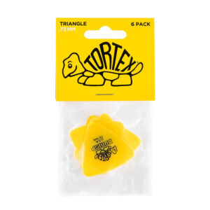 Dunlop Tortex Triangle 0.73mm Yellow - Player Pack